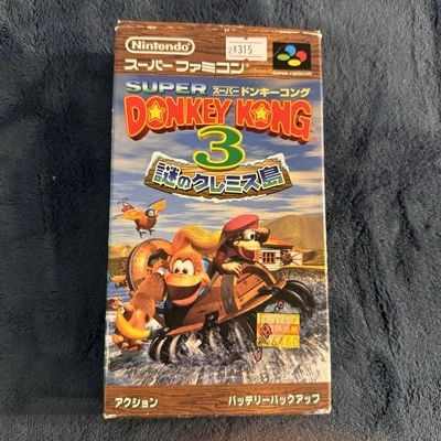 NINTENDO SUPER FAMICOM SFC SUPER DONKEY KONG Country 3 Japanese Version Boxed - Image 1 of 4
