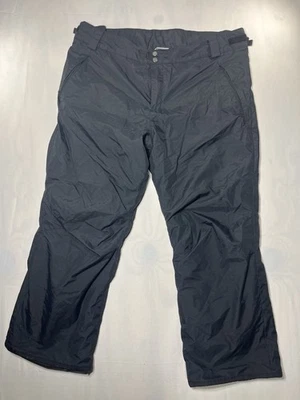 Pantalones de esquí para nieve Columbia Omni-Tech para hombre talla XL negros aislados invierno lisos Foto 1 de 4