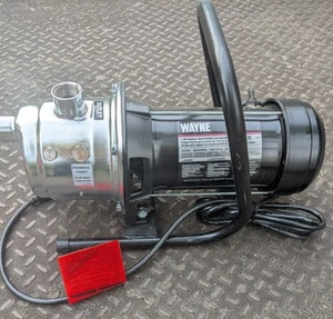 WAYNE PLS100 1 HP Portable Stainless Steel Lawn Sprinkling Pump for PARTS ONLY - Picture 1 of 5