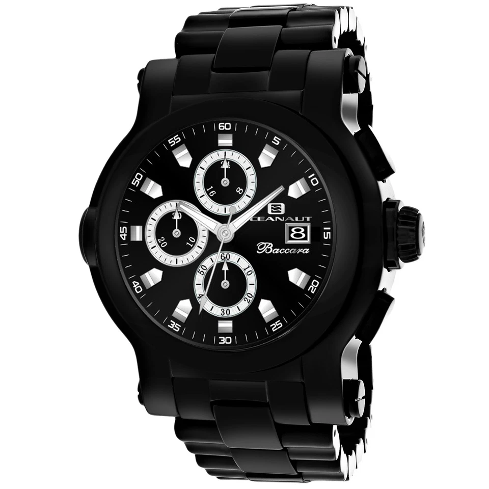 Reloj Oceanaut Baccara XL esfera negra para hombre - OC0828 Foto 1 de 1