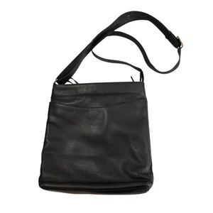 Picard Leder Umhängetasche schwarz Riemen Reißverschluss Tasche Handtasche Made in Europe - Bild 1 von 13