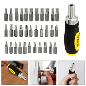 38 Teile Langlebig Screwdriver Set Mit Ratsche Aktion Torx Heim Zubehör - Bild 1 von 12