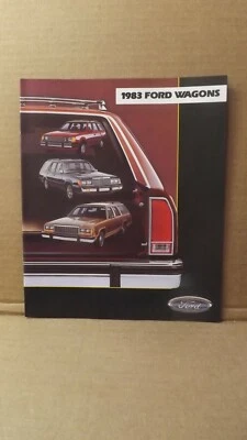 Ford Wagons Country Squire LTD 1983 folleto de ventas de escolta 15 páginas Foto 1 de 4