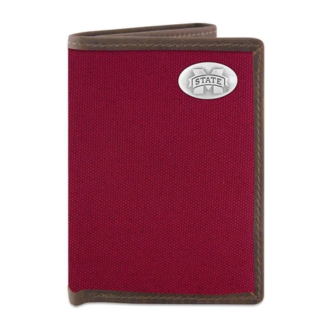 Youth Mississippi State Bulldogs Wallet Nylon/Leather Concho Wallet Cover