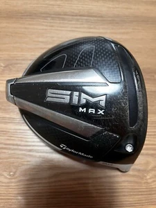 Club de Golf TaylorMade SIM MAX 9.0° Driver Head para Diestros Usado Excelente - Imagen 1 de 5
