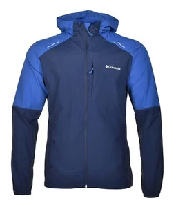 Columbia Tech Nylon Hoodie Navy Mountain Blue - Imagen 1 de 9