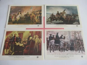 1976 USPS Bicentennial Souvenir Sheet Collectionw/env.-4 Different Sheets Uncut - Picture 1 of 3