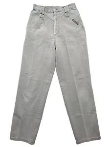 VTG Rocky Mountain Rockies LIGHT GREEN Jeans Women's Size 28/7 Mom Y2K Vintage - Picture 1 of 13