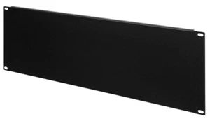 4 HE U Rackblende 19" Zoll Stahl Frontplatte Rackpanel Rack Blende Blindplatte - Picture 1 of 6