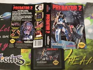 Predator 2 for Sega Genesis - Cart, Insert - Arena - Good Condition - Picture 1 of 2