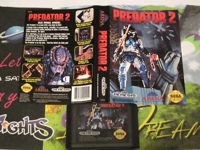 Predator 2 for Sega Genesis - Cart, Insert - Arena - Good Condition - Image 1 of 2
