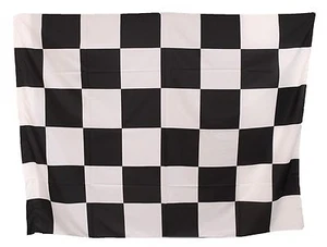 BANDIERA JUVENTUS SCACCHI BIANCHI NERI JUVE FORMULA 1 FINE GARA 200X140 - Imagen 1 de 1
