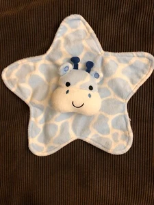 BABY GEAR STAR HORSE PONY COW GIRAFFE SECURITY BLANKET LOVEY STUFFED PLUSH TOY - Picture 1 of 2