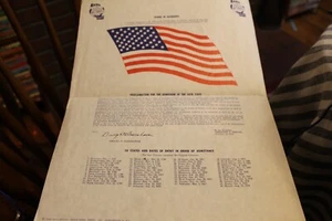 Documento de la 50ª Proclamación Estatal 1959 de la Marina de los Estados Unidos - Imagen 1 de 1