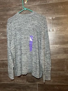 NWT Rafaella Women's Long Sleeve Hacci Top. Color: Charcoal Tweed Heather. XXL - Picture 1 of 5