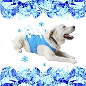 Pet Dog Cooling Vest Summer Outdoor Breathable Anti Heat Cool Jacket Coat 4 Size - Picture 1 of 17
