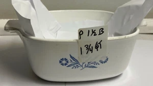 Vtg Corning Ware Blue Cornflower1 1/2 Quart Casserole Dish P-1 1/2-free shipping - Picture 1 of 1
