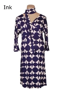 Fragile Maternity Double V Dress - designer maternity dress - S/M/L/XL - Picture 1 of 3
