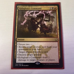 Mtg Kolaghan's Command Dragons of Tarkir Rare Magic the Gathering LP - Picture 1 of 1