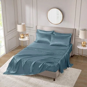 Tencel Lyocell 1 Flat Sheet - Queen Size Sheets - Luxury Cooling Sheets for H... - Picture 1 of 9