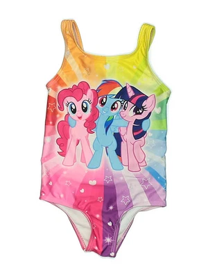 Traje de baño de una pieza rosa My Little Pony para niñas 3T Foto 1 de 2