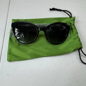 Kate Spade Black Samantha Sunglasses #80790 Cat Eye Semi Gradient 54-20-140 - Picture 1 of 10