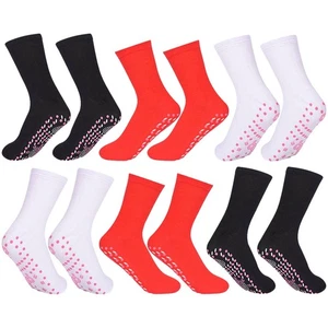 6 Pairs Self Heating Socks Outdoor Heated Socks Winter Warm Socks Reusable Socks - Picture 1 of 12