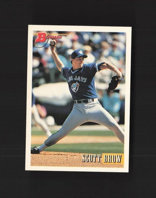 1993 Bowman #435 Scott Brow Toronto Blue Jays Rookie MM - Image 1 of 2