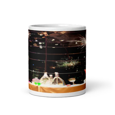 Elegant New Year's Eve Gala 11oz Ceramic Mug - Image 1 of 3