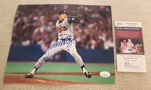 JOHN SMOLTZ SIGNED 8X10 PHOTO ATLANTA BRAVES HOF 15 JSA AUTHENTICATED #CB76740 - Picture 1 of 3