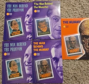 Colección de estampillas postales clásicas de monstruos de películas 1997 USPS - Imagen 1 de 6