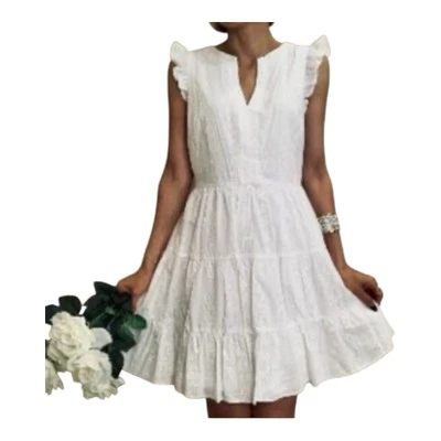 Laundry By Shelli Segal Flutter Cap Sleeve A-line Cocktail Dress Size 16 HV03D36 - Image 1 of 4