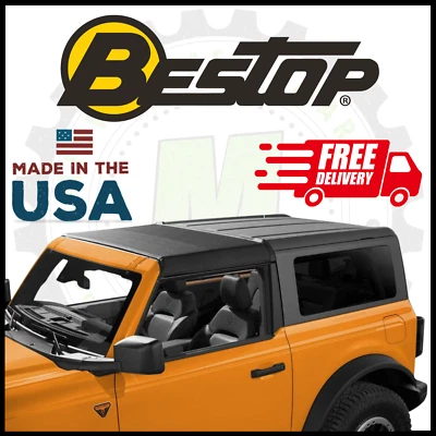 Sunrider de sarga negra Bestop para techo rígido | Para Ford Bronco 2021-2024 | 2 puertas Foto 1 de 4