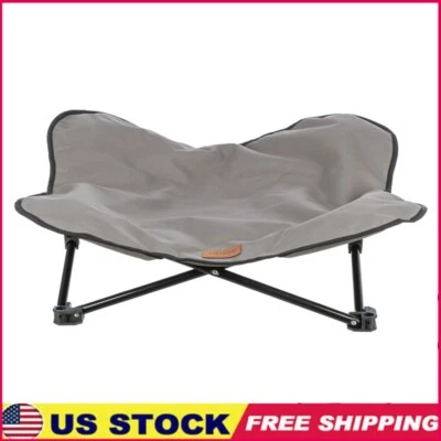 Elevated Camping Cot Folding Dog Bed Portable Lounger Small Medium Dogs New - Image 1 of 4