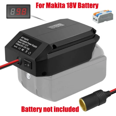 18V to 12V Step Down Converter For Makita 18V Battery Cigarette Lighter Adapter - image 1 of 4