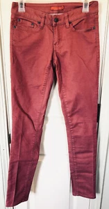 Prana Womens Size 0/25 Red Slim Fit Jeans - Picture 1 of 4