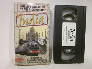 WORLD'S GREATEST TRAIN RIDE VIDEOS - INDIA VHS - Picture 1 of 6