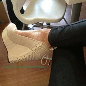 Moda Mujeres Bombas Cuñas Tacones Altos Plataforma Bombas Color Beige Zapatos - Imagen 1 de 6