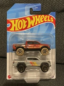 Hot Wheels Bündel 2 Pick-Up Dodge RAM 1500 Toyota TACOMA 1/64 3 inches Neu Box - Bild 1 von 4