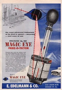 1956 Edelmann No 909 Magic Eye Freez-D-Tector Original Color Print Ad - Picture 1 of 1