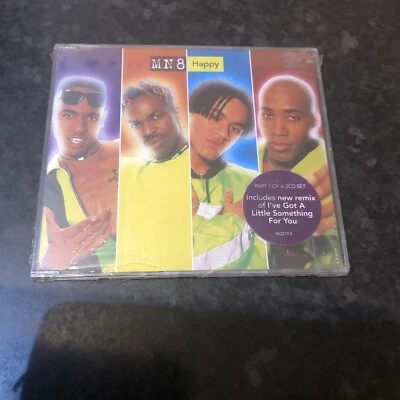 MN8 - Happy - 4 Track CD Single NEW SEALED - Image 1 of 2