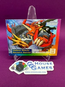 2000 Digimon Upper Deck Card Violent Shock! Decisive Battle! 31 of 32 *CCGHouse* - Picture 1 of 13