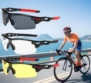 3x Men Women Motorcycle Sunglasses Riding Glasses Windproof Cycling Eyeglasses - Picture 1 of 21