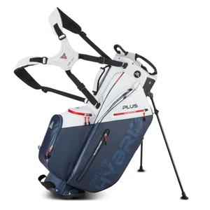 Big Max Dri Lite Hybrid Plus Golf Stand Bag - White / Navy / Red - Picture 1 of 6