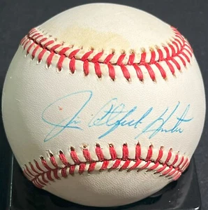 Jim Catfish Hunter New York Yankees Signed OAL Baseball JSA Authenticated HOF - Picture 1 of 7