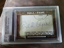 2021 Leaf Hall of Fame Cut Signature Edition Orlando Cepeda Auto Baseball HOF 