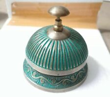Vintage Brass Color Desk Bell Nautical Brass Table Office/Hotel Decorative