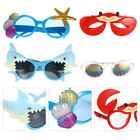  4 Pcs Party Glasses Funny Celebration Eyeglasses Hawaiian Sunglasses Make up