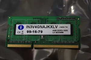 Integral IN3V4GNAJKXLV 4GB RAM PC3L-1600 (DDR3) DDR3 SDRAM SODIMM - Picture 1 of 1