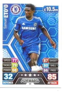 Topps Match Attax 2013/2014 Premier League - Chelsea - Samuel Eto'O - Picture 1 of 2